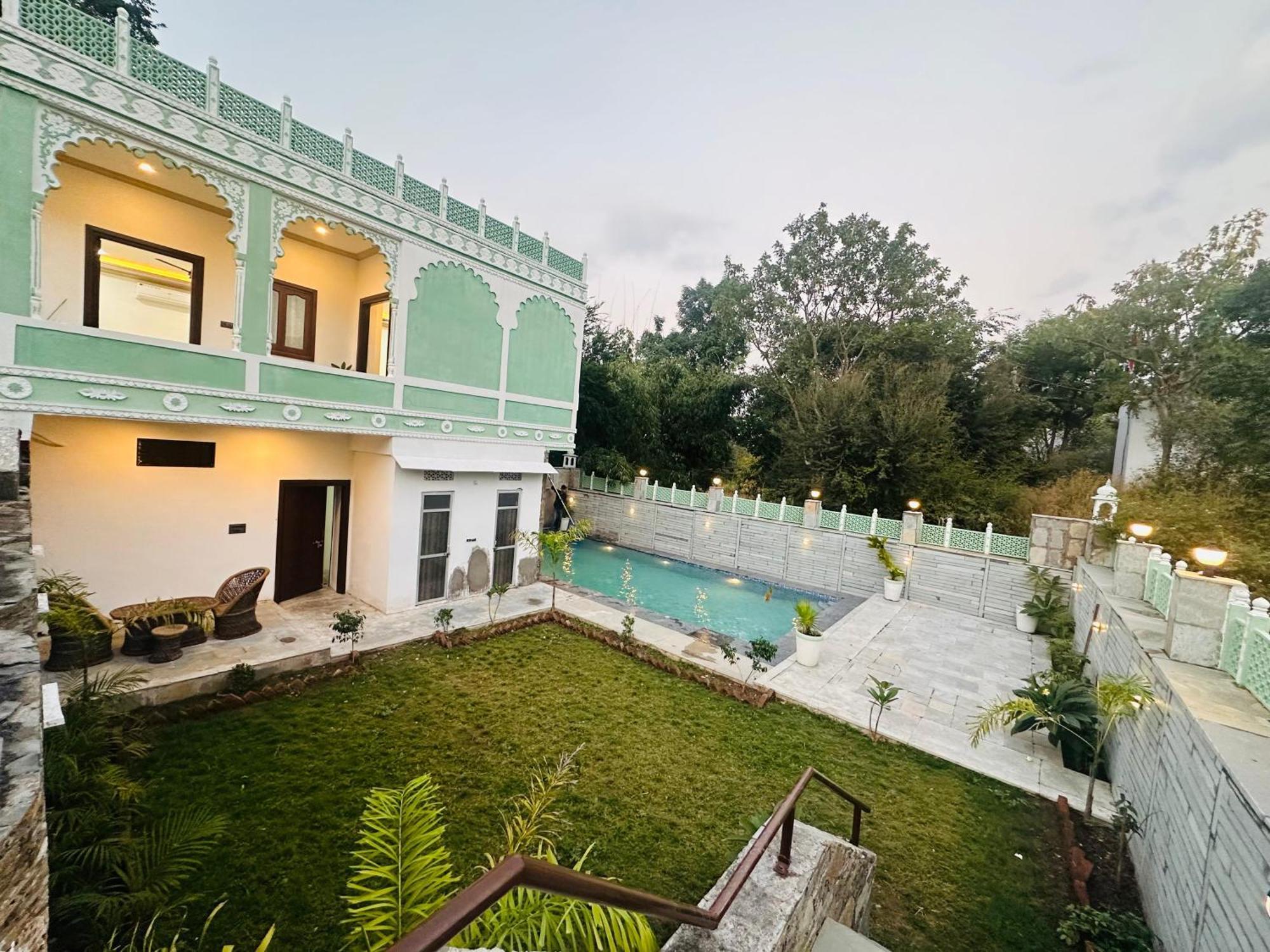 Rajasthan Haveli Villa Udaipur Exterior foto